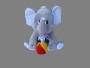 Мягкая игрушка Слон с мячом в подарок
